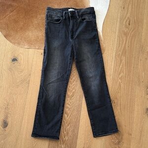 Good American Black Ankle Jeans